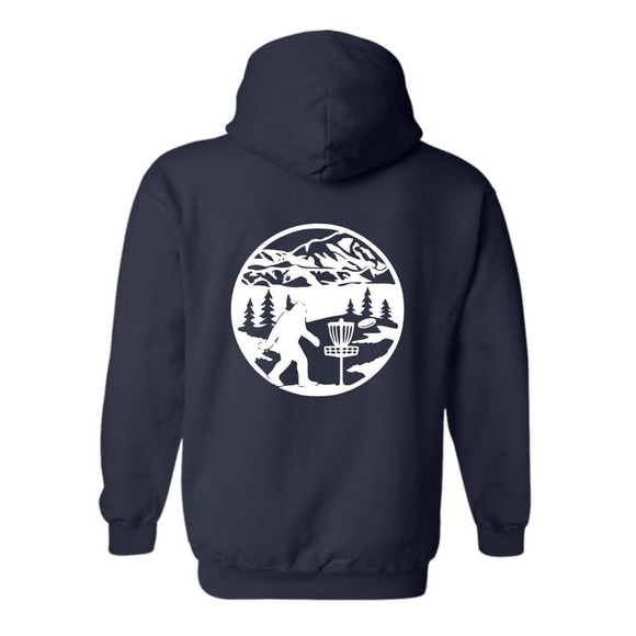 Disc Golf Pullover Hoodie Dual Logo SASQUATCH Sweatshirt Choose SZ & COLOR - Picture 2 of 6